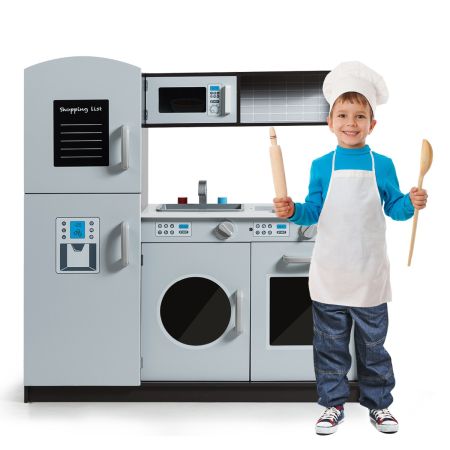 Costway Juego de Cocina con Fregadero y Grifo para Niños