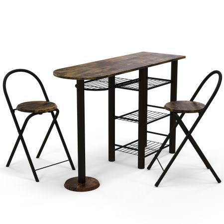 Conjunto de mesa de comedor de 3 piezas