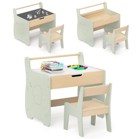 juego de mesa y silla para niños pequeños