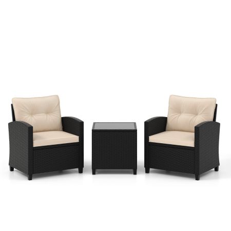 Juego de Muebles de Patio Marrón