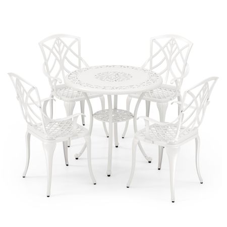 Juego de mesa y sillas de bistró de 5