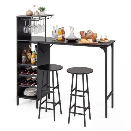 mesa y taburete de bar