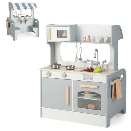 Juguete de Cocina y Restaurante 2 en 1