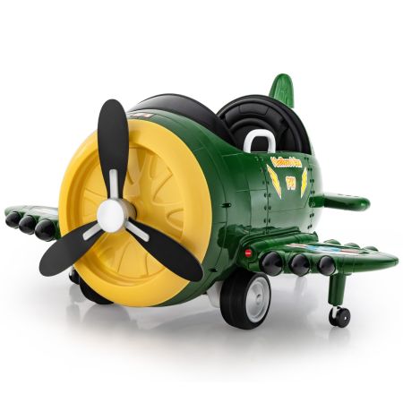 Paseo eléctrico en avión con control de joystick y control remoto