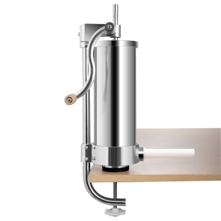 3kg Máquina para Hacer Salchichas Embutidora Manual Máquina de Embutidos  con 4 Tubos de Rellenado