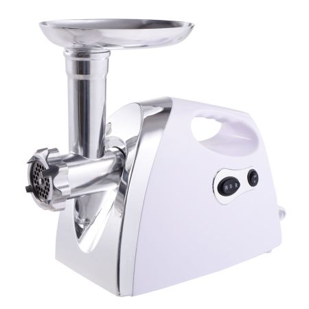 1200W Picadora de Carne Eléctrica Máquina de Picar Salchichas Profesional con 3 Hojas