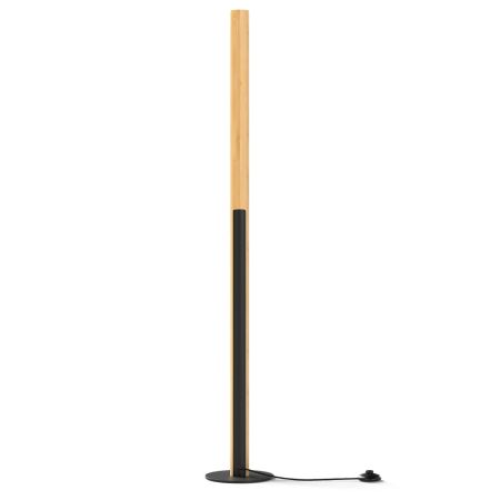 Costway lámpara pie madera minimalista