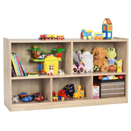 Costway Estante Con Cubos Para Niños Natural