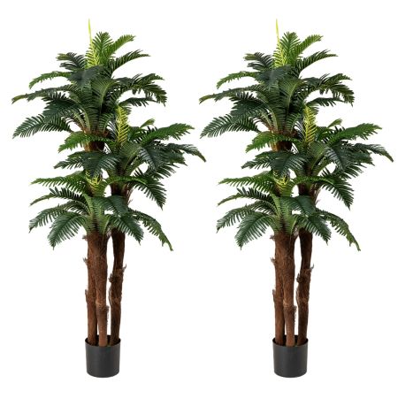 Palmera con alambres ajustables
