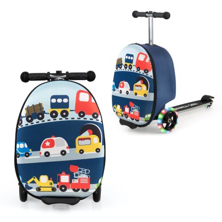 Costway Maleta para Niños Azul Marino