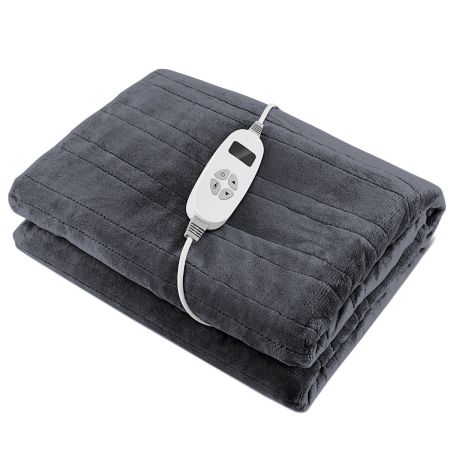 Costway Manta Lavable a Máquina Gris