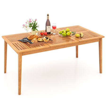 Mesa rectangular grande para terraza o patio