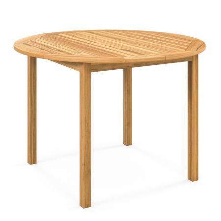 Mesa de comedor redonda para exteriores