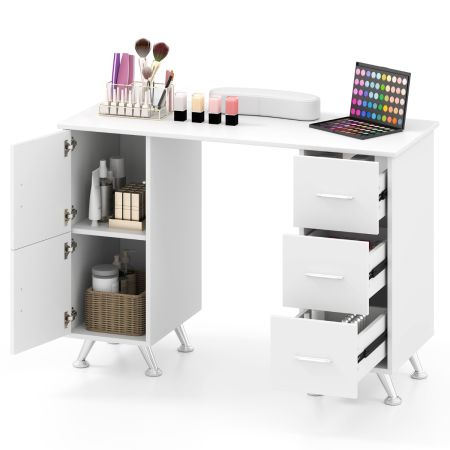 estación de uñas con soporte para muñeca