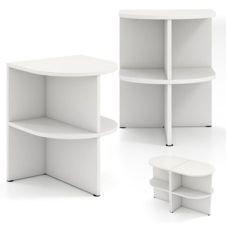 Mesa auxiliar de madera maciza