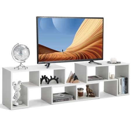 Costway Mueble TV Blanco
