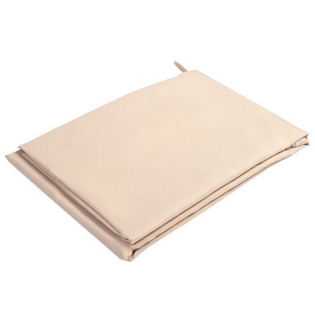 Toldo de Repuesto Tratamiento Impermeable para Jardín Patio Poliéster Beige - 191 X 132 cm
