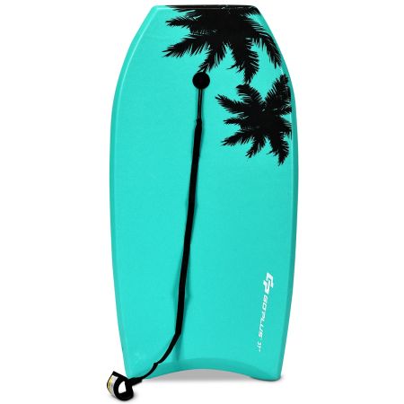 Tabla de Natación Bodyboard Tabla de Bodyboard con Correa de Seguridad 104X52X6CM Verde