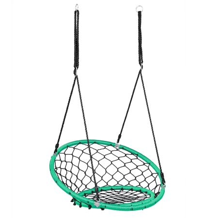Columpio de araña verde para niños