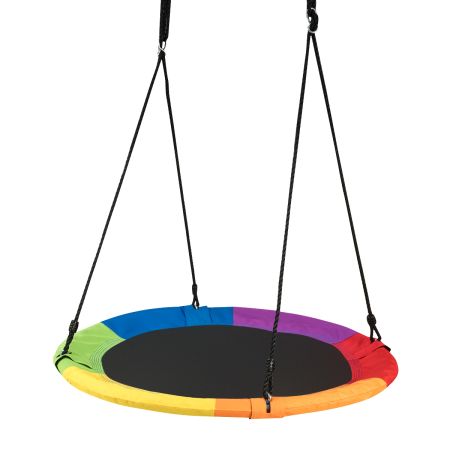 Costway Costway Columpio Nido para Niños Carga hasta 150 kg Multicolor