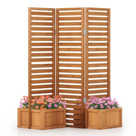Costway pantalla privacidad exterior madera