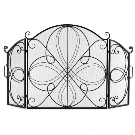 Pantalla decorativa para chimenea