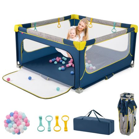 parque para bebés Azul