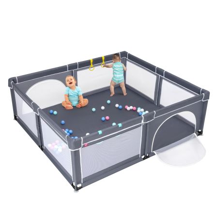 Costway Parque perfecto para aprender y jugar Gris Oscuro