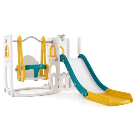 Tobogán y columpio para niños 1-3 años