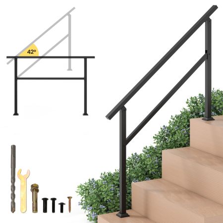 pasamanos de metal de exterior