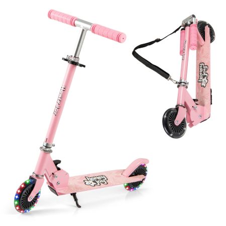 Patinete para Niños Plegable Rosa