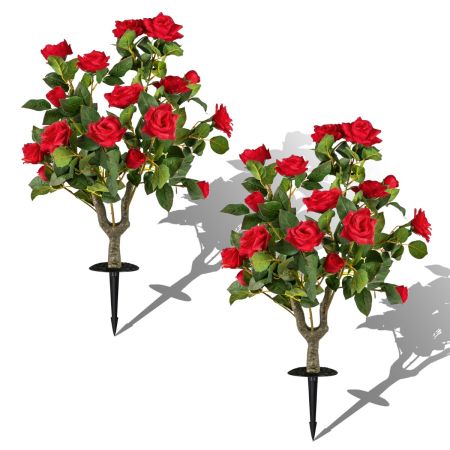 Rosas artificiales
