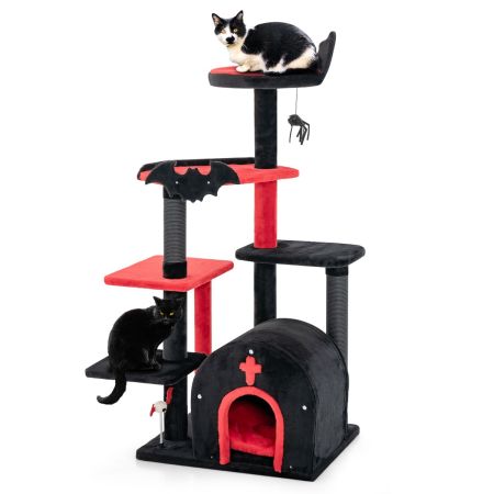 Estructura para gatos con hamaca