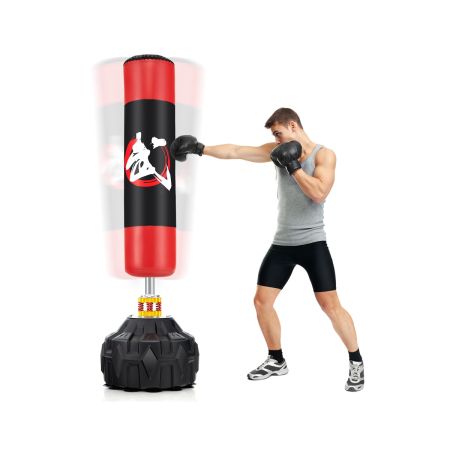 Bolsa de boxeo pesada con base