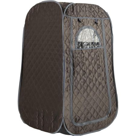 Tienda de Sauna de Vapor para 1 o 2 Personas con Generador de Vapor de 1000W y 3L Silla Plegable Sauna Personal de Cuerpo Completo