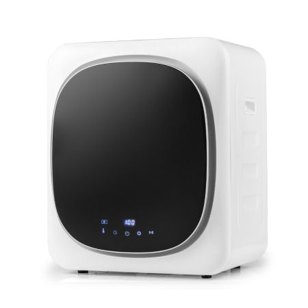 Secadora de Ropa Portátil Eléctrica Compacta 800W con Tambor de Acero Inoxidable Pantalla Táctil LED Secado Inteligente para Apartamento