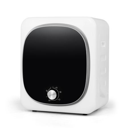 Secadora de Ropa Portátil Compacta de 800W con 5 Modos de Secado Tambor de Acero Inoxidable y Control Fácil con Perilla para Apartamento