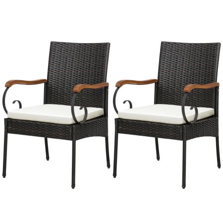 Conjunto de 2 Sillas para Patio