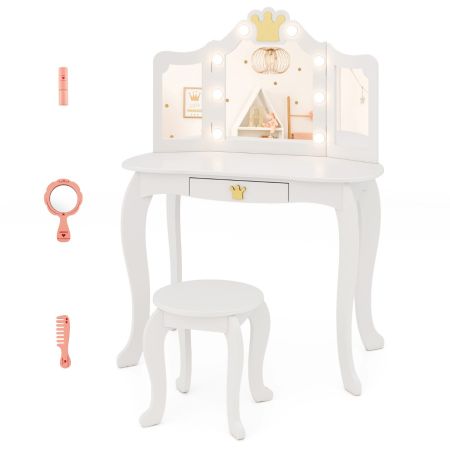 set de mesa de maquillaje para niños