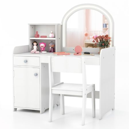 Set de mesa de tocador y silla