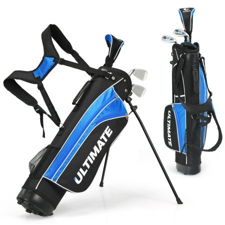 COSTWAY Set de Palos de Golf Azul