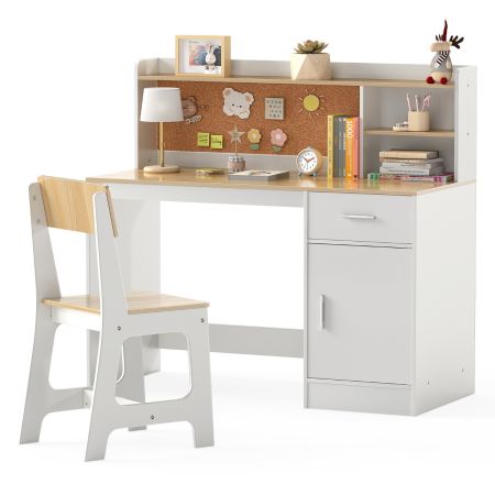 mesa infantil con almacenamiento