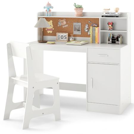 mesa infantil con almacenamiento