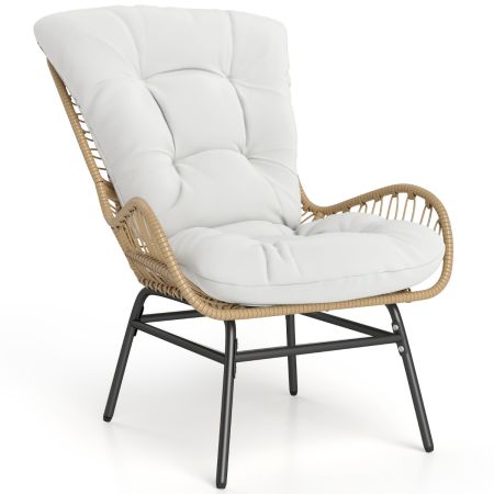 Sillón de Ratán Blanco