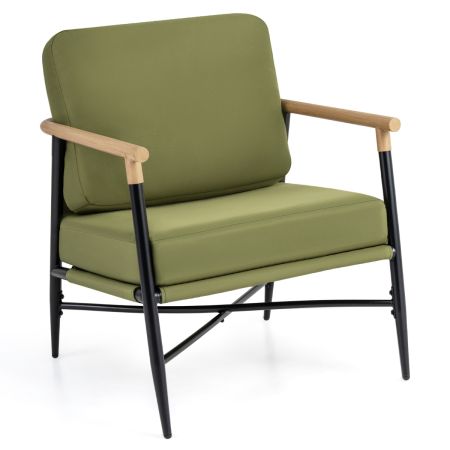 sillón tapizado moderno