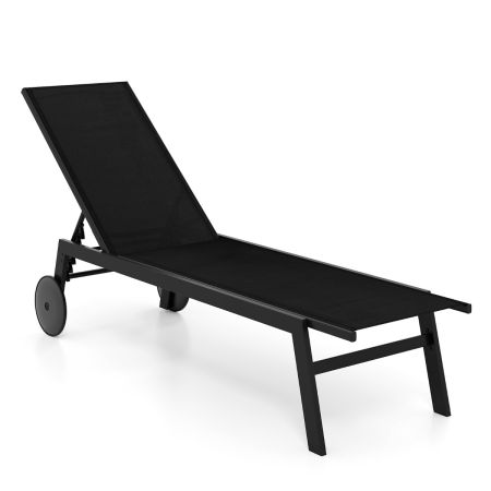 Sillón tumbona para exteriores
