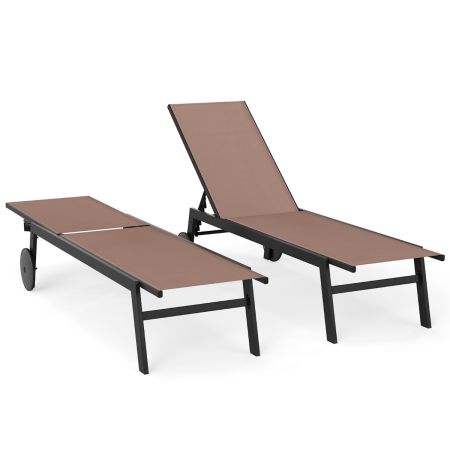 Sillón tumbona para exteriores
