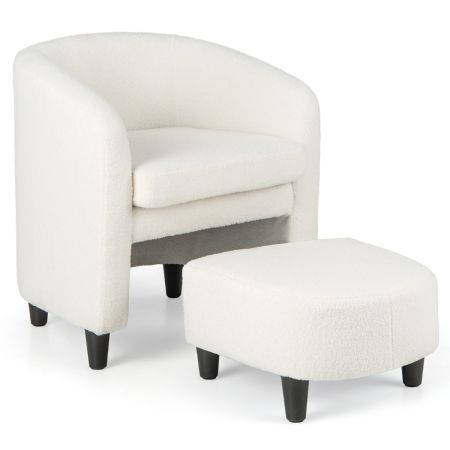 Juego de silla y otomana