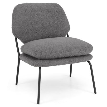 Silla de Ocio sin Brazos Gris