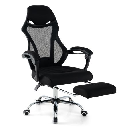 Silla ejecutiva reclinable con soporte lumbar